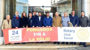 El Rotary Club Ferrol contra la polio